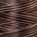 Spule Poly Sheen Multi Coffee Blends, bunt mit Dunkelbraun, Braun und Beige